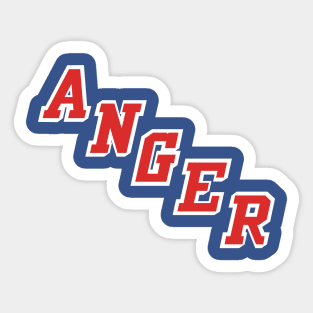 NY Anger Sticker